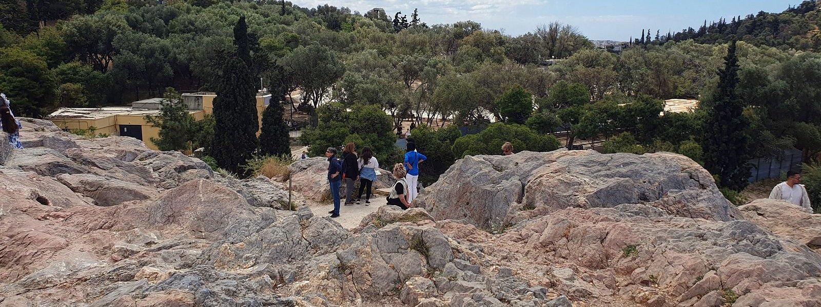 Athen Stadt von oben Akropolis