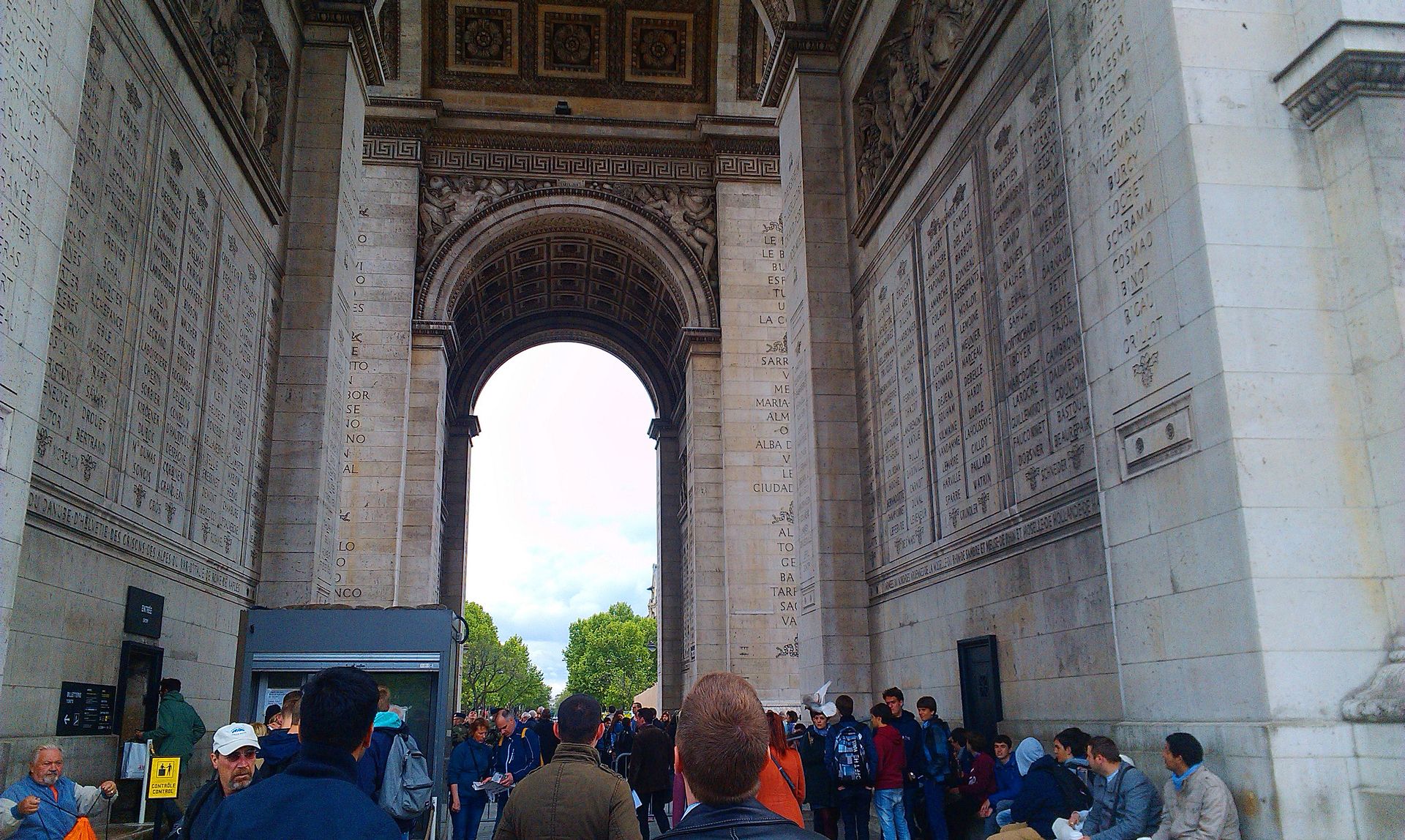 Paris Triumphbogen 2014